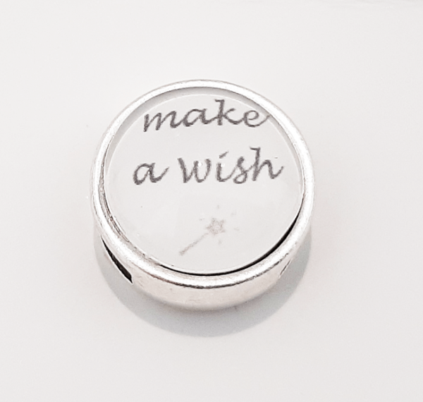 Schiebeperle make a wish